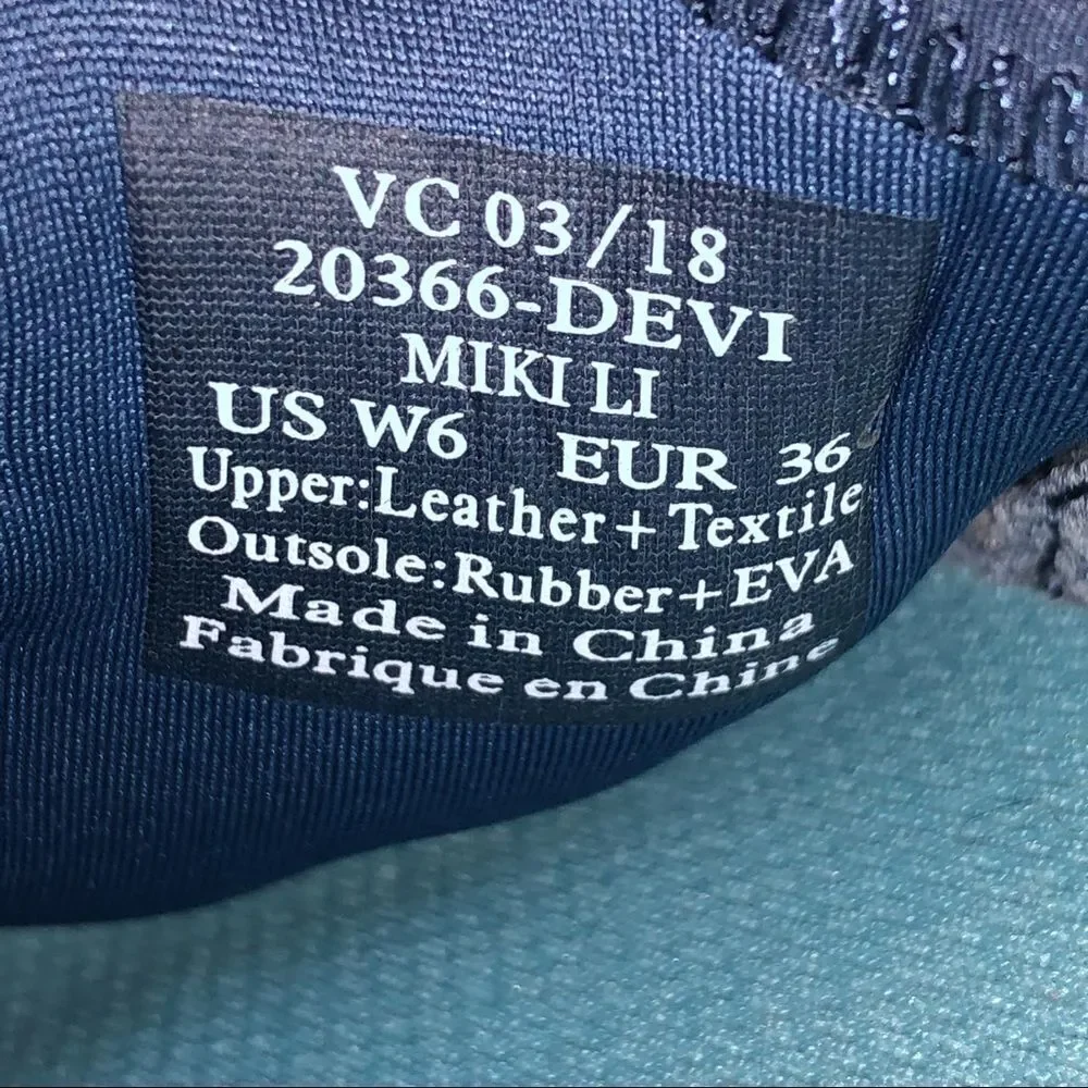 OluKai Blue and Black Athletic Shoes